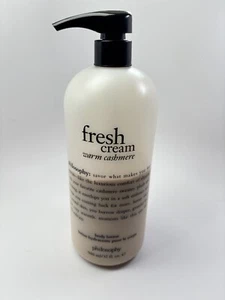 50 % FULL Philosophy Fresh Creme Warm Kaschmir Bodylotion 32 Oz. Jumbo - Bild 1 von 4