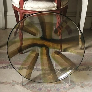 Huge Contemporary Art Glass Waterford Evolution Tidal Wave Dish w/Stand - Picture 1 of 12
