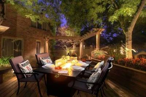 Alfresco Outdoor Dining Rectagular Fire Table with AGA Gas Fire Pit ON SALE!!! - Picture 1 of 9