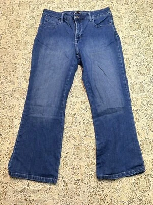 Lee Jeans Mujer 16 Petite Calce Clásico Pierna Recta Diseñador Azul Informal Damas Foto 1 de 4