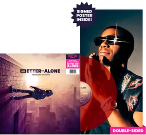 A Boogie Wit Da Hoodie Better Off Alone Ruby Red Vinyl + Hand Signed Poster - Bild 1 von 3