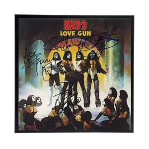 KISS Autographed Album Cover Reprint.Frame Included.Make an offer. - Imagen 1 de 15