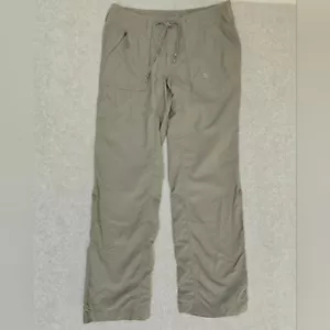 North Face Women Sz 8 Hiking Utility Gorpcore Roll Up Pants Pockets Outdoor - Picture 1 of 10
