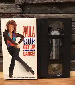 Paula Abdul Get Up and Dance! (VHS, 1995) Aerobic Dance Workout Video - Picture 1 of 6