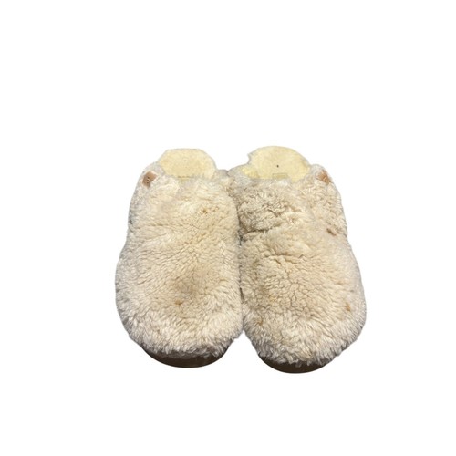 UGG FUZZ SUGAR SLIDE SANDALO DONNA NATURALE US 10 UK 8 EU 41 JP 27