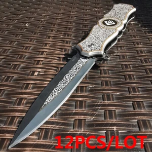 12X Stainless steel high-quality portable folding fruit knife utility tool - Picture 1 of 9
