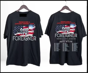 Maglietta Foreigner 2024 Tour, Styx 2024 Tour, Foreigner e Styx Tour - Foto 1 di 5