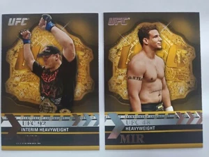 2011 Topps UFC Title Shot Championship Chronology Frank Mir Card Lot - Imagen 1 de 2
