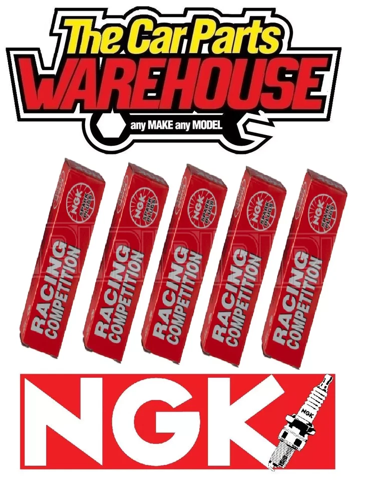 NGK 4656 / R7438-9 Set of Five ( X 5 ) GENUINE NGK SPARK PLUGS - Image 1 of 1