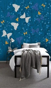 3D Cute Butterfly 9344 Wallpaper Mural Wall Print Wall Wallpaper Murals US Coco - Picture 1 of 11