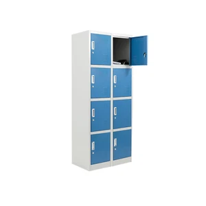 2 x 4 Door Steel Locker 1850mm H x 380mm W x 450mm D - Picture 1 of 2