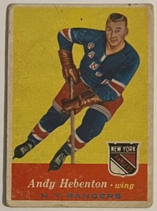 Andy Hebenton 1957-58 Topps Rookie #58 - Imagen 1 de 2