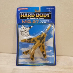 1992 Tootsietoy Hard Body Die Cast & Plastic MIG-27 Swing Wing Fighter Jet - Picture 1 of 4