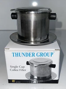 Thunder Group Single Cup Vietnamese Coffee Filter Stainless Steel (New) - Picture 1 of 8