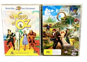 Bundle Lot Wizard of Oz & Oz The Great & Powerful R4 PAL PG DVD Family Fantasy - Picture 1 of 7