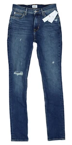 Hudson 29W x 34L Distressed Front Ace Skinny Leg Men's Denim Jeans NWT Sire - Picture 1 of 2
