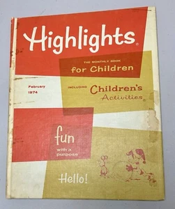 Vintage Highlights Magazine February 1974 (Volume 29, Issue Number 2) Hardcover - Bild 1 von 5
