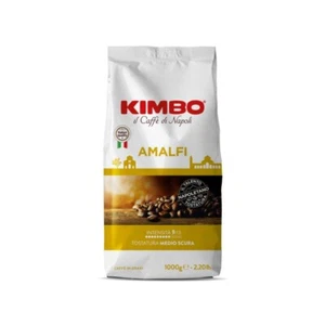 3 KG Caffè in Grani KIMBO Miscela AMALFI le meraviglie del gusto BUSTE DA 1 KG - Imagen 1 de 2