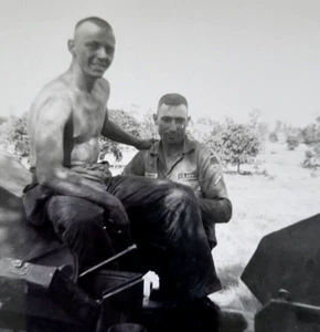Vietnam War Era US Military Army Soldier Buddies 1962 Glossy Photo - Picture 1 of 4
