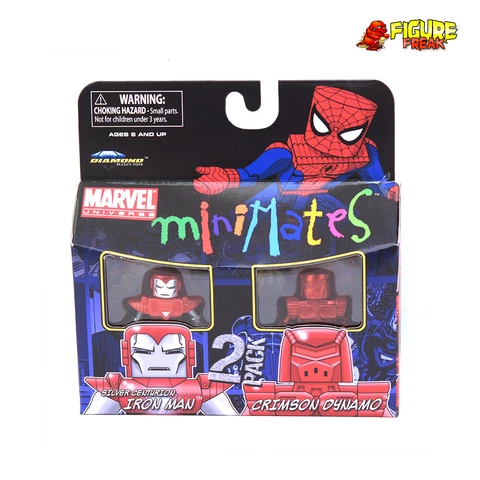 Marvel Minimates Series 36 Silver Centurion Iron Man & Crimson Dynamo Cover