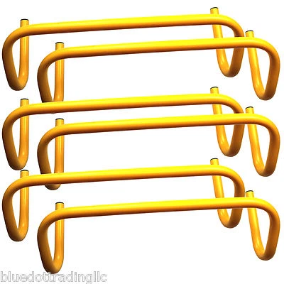 6" PULGADAS OBSTÁCULOS CALIDAD (JUEGO DE 6) MINI VELOCIDAD AGILIDAD OBSTÁCULOS DEPORTES FÚTBOL Foto 1 de 2