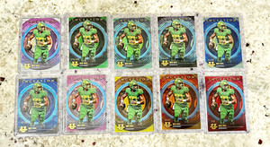 2022-23 Bowman University Inception Bo Nix 10 Card Refractor Rainbow Set RC #1/1