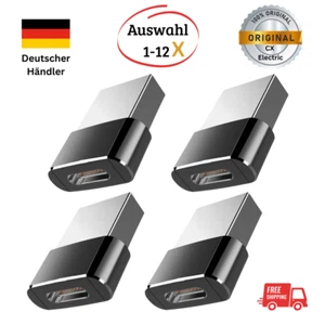 1-12x USB A auf USB C Adapter OTG USB Stick Laptop Samsung Xiaomi MacBook Buchse - Afbeelding 1 van 22