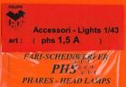 Accessori 1/43 FARI ARANCIO 1,5mm  TRON   PHS15A