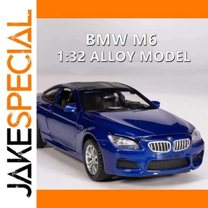 Voiture Miniature 1:32 Scale Blue BMW M6 Diecast Model Car Modèle Réduit - Imagen 1 de 11