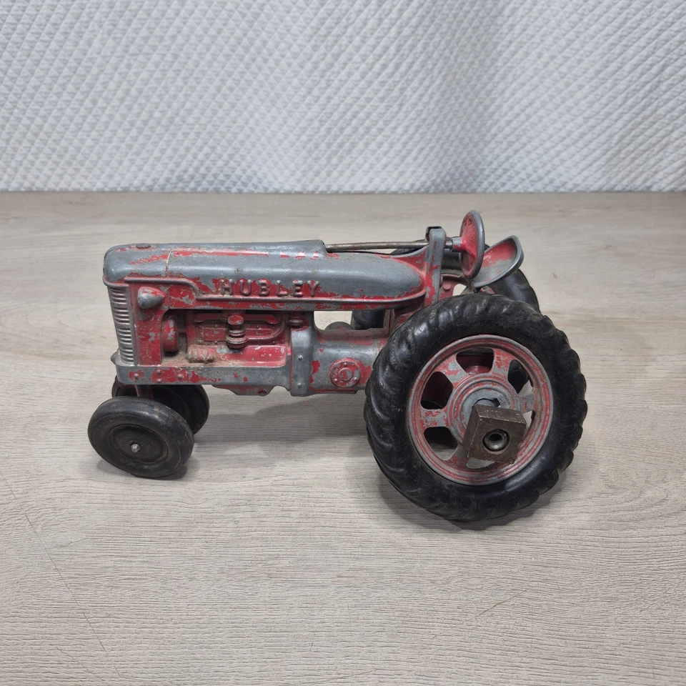 Vintage Hubley Kiddie Toy No. 490 Metal Toy Farm Tractor PARTS  - Image 1 of 4
