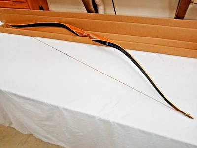CHARRON ARCHERY - CUSTOM LONGBOW 62"AMO @ 35#  (LEFT HAND) - Image 1 of 4