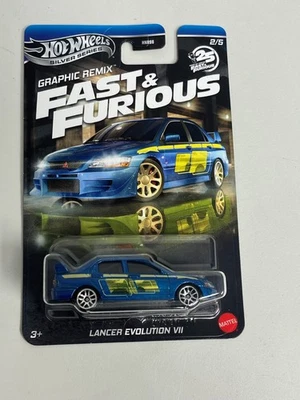 Lancer Evolution VII 2025 Hot Wheels Fast and Furious Graphic Remix 2/5 A14 - Image 1 of 2