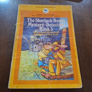 Sherlock Bones Mystery-Detective #5 By Jim & Mary Razzi 1984 Paperback Book - Picture 1 of 12