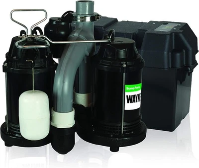 Wayne Sump Pump & Backup System 1/2 HP WSS30VN 50004-WYN1 Open Box - Image 1 of 4