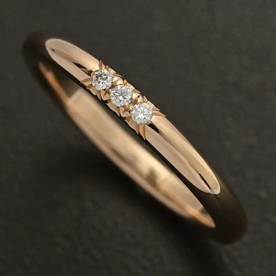 TIFFANY & Co. Alianza de boda Forever, 0,1 anillo de diamantes de 3 piezas, oro de 18 quilates, 750-... Foto 1 de 4