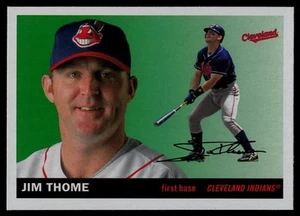 2020 Topps Archives #70 Jim Thome Cleveland Indians - Picture 1 of 2