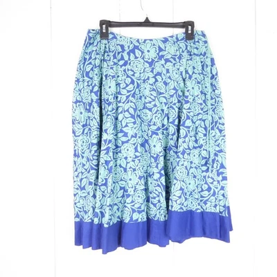 Falda Anthropologie Odille Mujer Talla 2 Plisada Midi Floral Pradera Cottagecore Foto 1 de 4