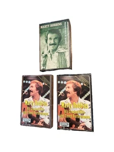 3 Marty Robbins Cassettes His Greatest Hits Finest Performance Piece Of Heaven - Picture 1 of 3