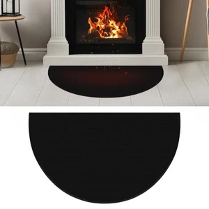 Alfombra protectora de piso para chimenea semi redonda ignífuga de 24"" x 42"" - Imagen 1 de 7