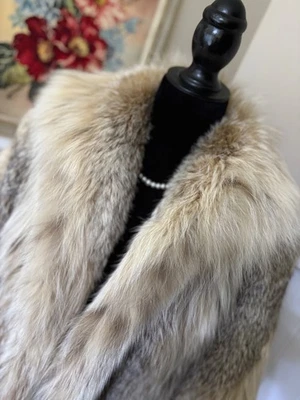 Vintage Genuine STUNNING Fluffy Fur Coat Jacket - Image 1 of 4