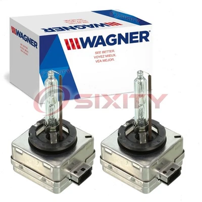 2 pc Wagner Low Beam Headlight Bulbs for 2003-2009 Saab 9-5 9-7x Electrical do - Image 1 of 4