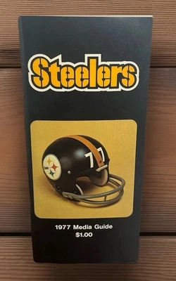 Vtg 1977 Pittsburgh Steelers Official Paperback Media Guide Sports Collector NFL - Image 1 of 4