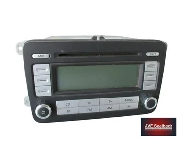 VW Golf 5 Radio Bj 2006 Blaupunkt 1K0035186T - Bild 1 von 2