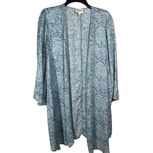Haute Hippie Tribe Women’s Sz S Blair Printed Open- Front Kimono Top - Picture 1 of 7