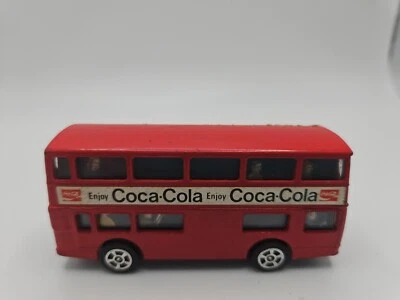 Corgi Juniors Daimler Fleetline Double Decker London Bus Red Enjoy Coca-Cola - Image 1 of 4