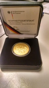 100 Euro Goldmünze 2015 Oberes Mittelrheintal G Neu - Bild 1 von 1