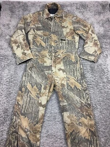 VTG Liberty Camo Coveralls Mens Size Medium Tall 38-40 Green USA - Picture 1 of 20