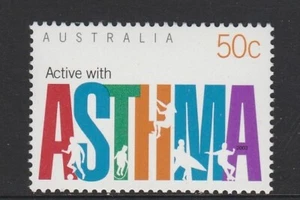 AUSTRALIA 2003 ACTIVE WITH ASTHMA Single Stamp MNH $1.00 - Picture 1 of 1