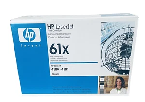 HP C8061X Wkład drukarski CZARNY HP 61X High Yield LaserJet NOWY FABRYCZNIE ZAPIECZĘTOWANY - Zdjęcie 1 z 9