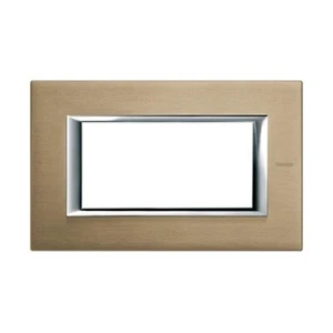 Bticino HA4804NX axolute placca rettangolare 4 moduli posti Titanio Spazzolato - Imagen 1 de 1